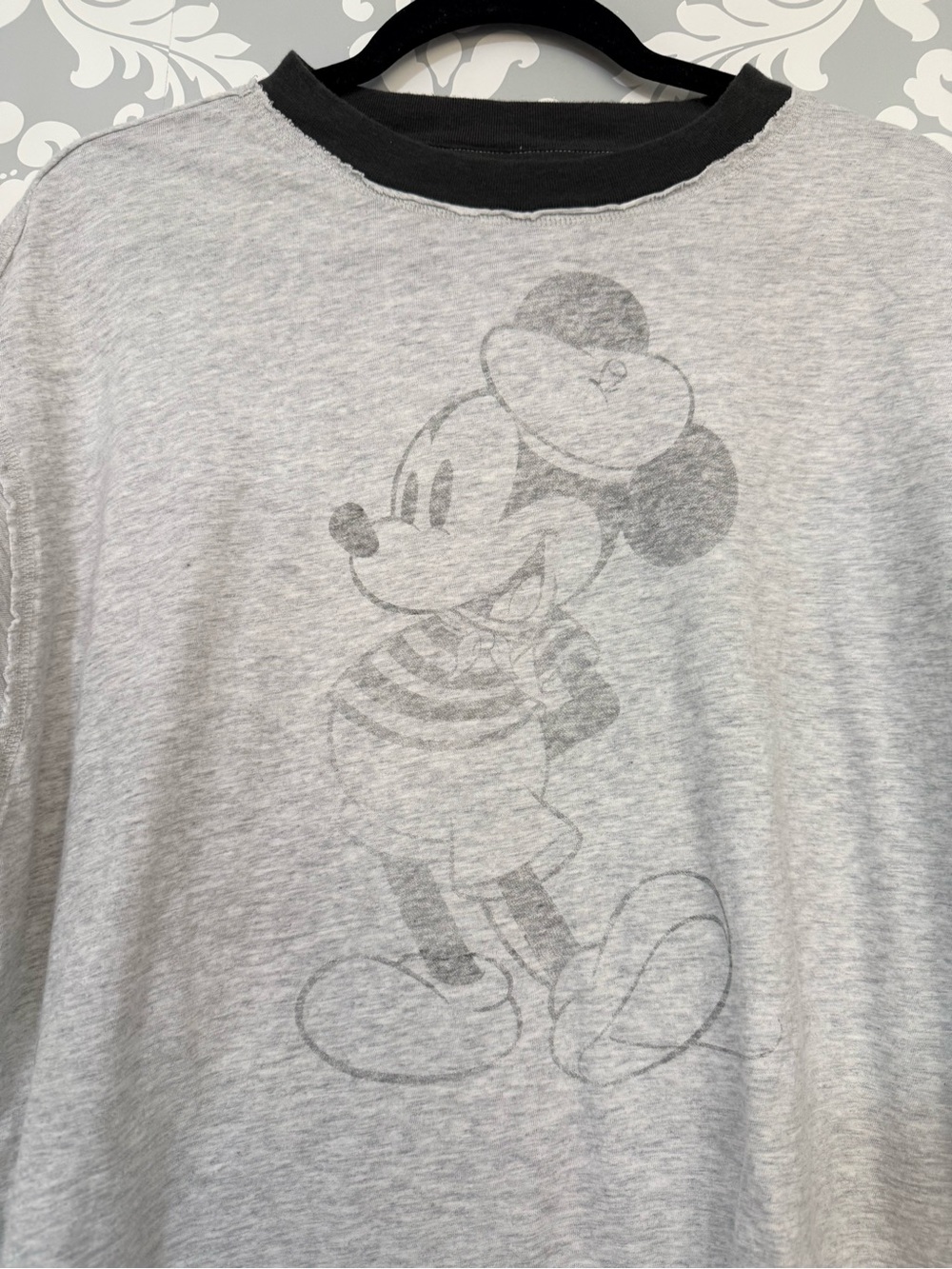 🌿2/$25 • Aerie Mickey Mouse Crew Oversized Boyfriend T-Shirt - Picture 3 of 6